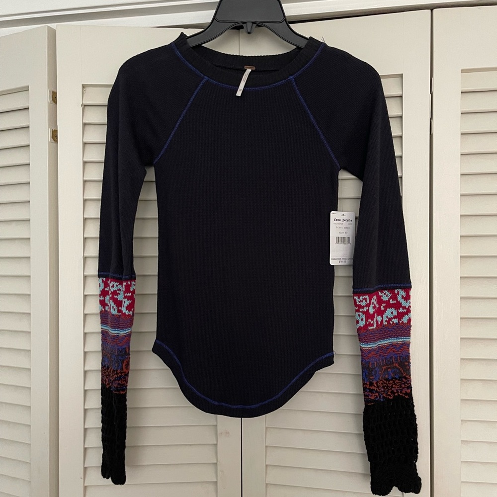 Free People In the Mix Cuff Top